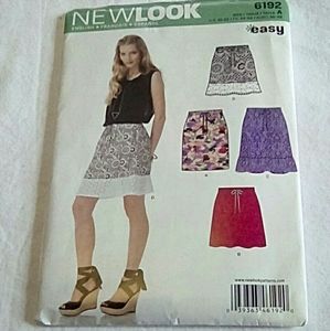 New Look 6192, EASY skirt in 4 styles, New & Uncut